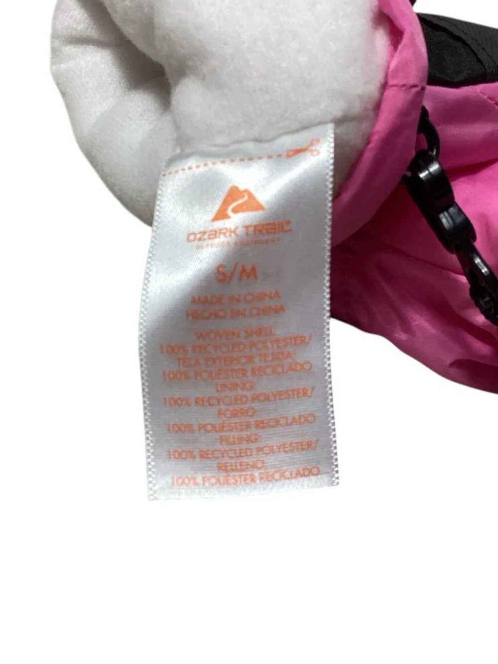 Ozark Trail: Girls Outdoor Ski Gloves, 100% Polyester, Size S/M